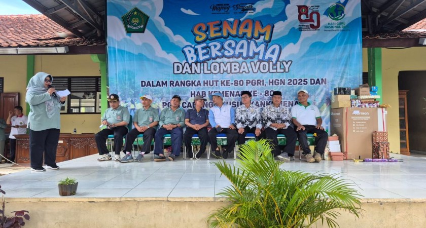 Semarak PGRI dalam Rangka Hari Guru Nasional di Kabupaten Pekalongan: Senam Bersama, Lomba Voli, dan Banjir Doorprize Mesin Cuci