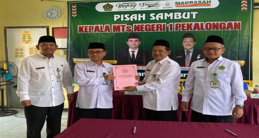 Pisah Sambut Kepala MTs Negeri 1 Pekalongan