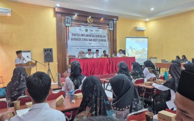 Madrasah Gelar Bimtek Kurikulum Cinta dan Deep Learning