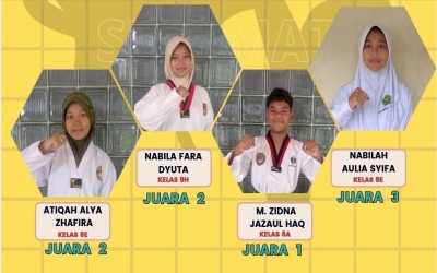 Taekwondo MTs Negeri 1 Pekalongan Sabet Empat Kejuaraan